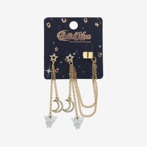 Sailor Moon Bunny Celestial‎ Cuff Earrings Hot Topic
